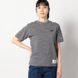 29グレー | 【DISCUS別注】パウダーブリーチ加工 バックプリントTシャツ | NICOLE