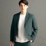 46カーキ | ワッシャートリコット セットアップジャケット | NICOLE