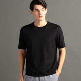 49ブラック | グラフィックジャカード クルーネックニットTシャツ | NICOLE