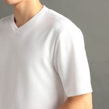 グラフィックジャカード VネックTシャツ | NICOLE | 詳細画像9