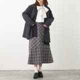 アシンメトリーバイカラースカート | NICOLE | 詳細画像19 