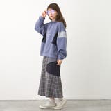 アシンメトリーバイカラースカート | NICOLE | 詳細画像21 