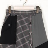 アシンメトリーバイカラースカート | NICOLE | 詳細画像6 