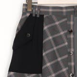 アシンメトリーバイカラースカート | NICOLE | 詳細画像7 