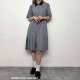 29グレー | 新色追加プリーツヘム半袖ワンピース | NICOLE