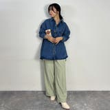 【Dickies】デニムワイドシャツジャケット | NICOLE | 詳細画像12 