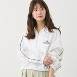 28オフホワイト | トラックハーフジッププルオーバー | NICOLE