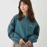 40グリーン | トラックハーフジッププルオーバー | NICOLE
