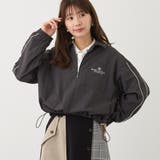 49ブラック | トラックハーフジッププルオーバー | NICOLE