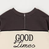 ZIP付きバイカラー刺繍スウェット | NICOLE | 詳細画像6 