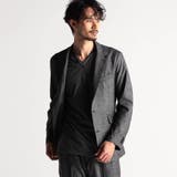 49ブラック | ブライトシャンブレー ２Ｂジャケット | NICOLE