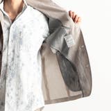 エステルクレープ スタンドカラーカヴァーオールジャケット | NICOLE | 詳細画像17 