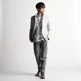 エステルクレープ スタンドカラーカヴァーオールジャケット | NICOLE | 詳細画像3 