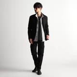 エステルクレープ スタンドカラーカヴァーオールジャケット | NICOLE | 詳細画像4 