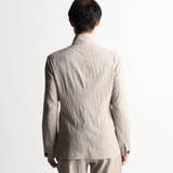 エステルクレープ スタンドカラーカヴァーオールジャケット | NICOLE | 詳細画像6 