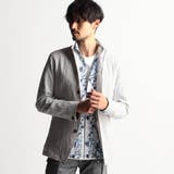 19ライトグレー | エステルクレープ スタンドカラーカヴァーオールジャケット | NICOLE