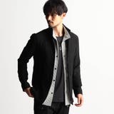 49ブラック | エステルクレープ スタンドカラーカヴァーオールジャケット | NICOLE