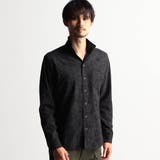 49ブラック | アラカルトプリント スタンドカラーシャツ | NICOLE