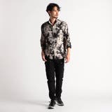 アラカルトプリント ７分袖ショートスタンドカラーシャツ | NICOLE | 詳細画像5 