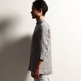 【RIELABO】シアージャカード ７分袖ショートレギュラーカラーシャツ | NICOLE | 詳細画像7 