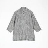 【RIELABO】シアージャカード ７分袖ショートレギュラーカラーシャツ | NICOLE | 詳細画像8 