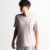 19ライトグレー | メタルジェルプリント半袖Ｔシャツ | NICOLE