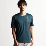 60ブルー | メタルジェルプリント半袖Ｔシャツ | NICOLE