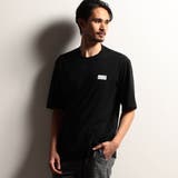 49ブラック | 【RIELABO】ロゴプリント 半袖クルーネックＴシャツ | NICOLE