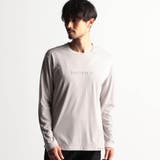 19ライトグレー | ロゴ刺繍長袖Tシャツ | NICOLE