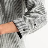 ラッセルストライプスタンドカラー7分袖シャツ | NICOLE | 詳細画像11 