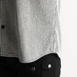 ラッセルストライプスタンドカラー7分袖シャツ | NICOLE | 詳細画像15 