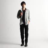 ラッセルストライプスタンドカラー7分袖シャツ | NICOLE | 詳細画像2 