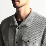 ラッセルストライプスタンドカラー7分袖シャツ | NICOLE | 詳細画像9 