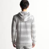 ジオメトリックジャガードフードパーカー | NICOLE | 詳細画像7 