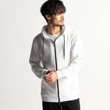 09ホワイト | ジオメトリックジャガードフードパーカー | NICOLE