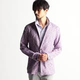 80パープル | メランジワッフルカットジャケット | NICOLE