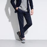 67ネイビー | シアージャガードニットパンツ | NICOLE