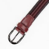 07ボルドー | ストレッチメッシュベルト | NICOLE