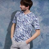 91その他2 | バイアスグラデーションロゴプリントVネック半袖Ｔシャツ | NICOLE