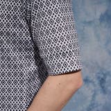 ジオメトリックプリント5分袖フードパーカー | NICOLE | 詳細画像10 