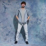 ジオメトリックプリント5分袖フードパーカー | NICOLE | 詳細画像4 