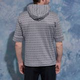 ジオメトリックプリント5分袖フードパーカー | NICOLE | 詳細画像7 