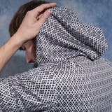 ジオメトリックプリント5分袖フードパーカー | NICOLE | 詳細画像9 