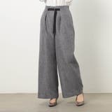 39チャコールグレー | 【WALDO】麻調ワイドパンツ | NICOLE