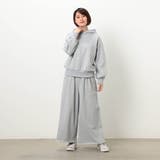 【WALDO】ミニ裏毛ワイドパンツ | NICOLE | 詳細画像2