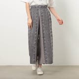 29グレー | 【WALDO】パネル柄プリントパンツ | NICOLE