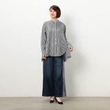 【WALDO】バックプリーツバンドカラーシャツ | NICOLE | 詳細画像2 