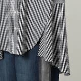 【WALDO】バックプリーツバンドカラーシャツ | NICOLE | 詳細画像8 