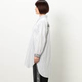 【WALDO】ストライプテープロゴ入りシャツ | NICOLE | 詳細画像6 
