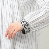 【WALDO】ストライプテープロゴ入りシャツ | NICOLE | 詳細画像8 